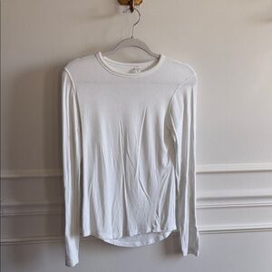 lululemon Hold Tight White Long Sleeve Tee